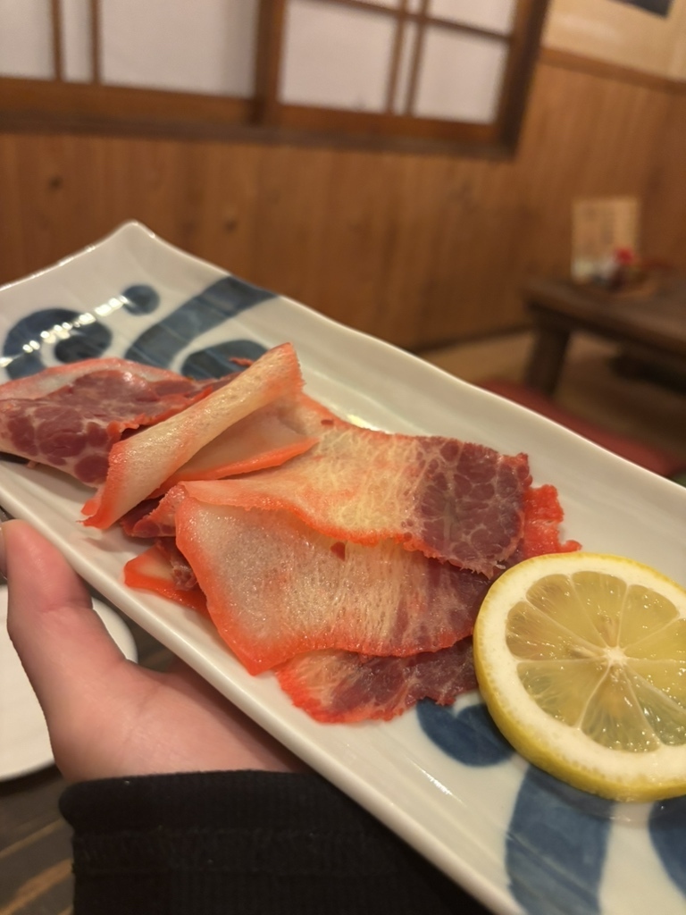 六文銭の鯨ベーコン