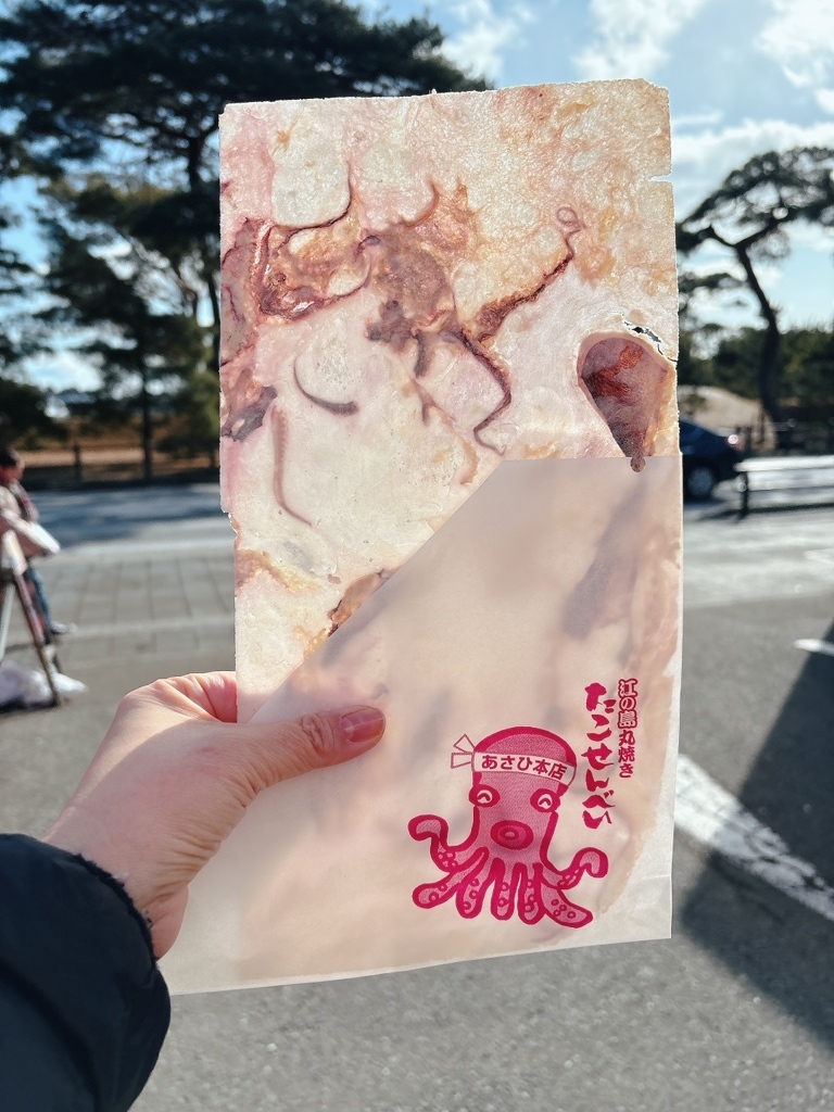 丸焼きたこせんべい
