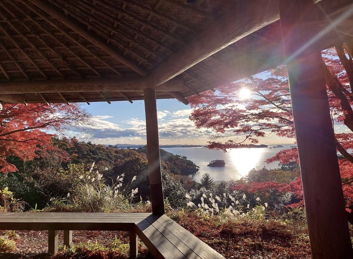 松島扇谷東屋からの眺め