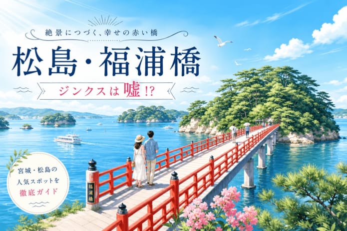 松島・福浦橋のジンクスは嘘!?噂や歴史、福浦島おすすめ散策ルート