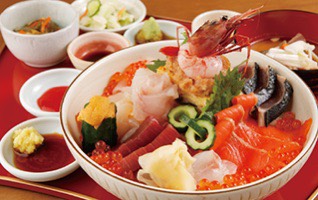 元気食堂の金華山丼