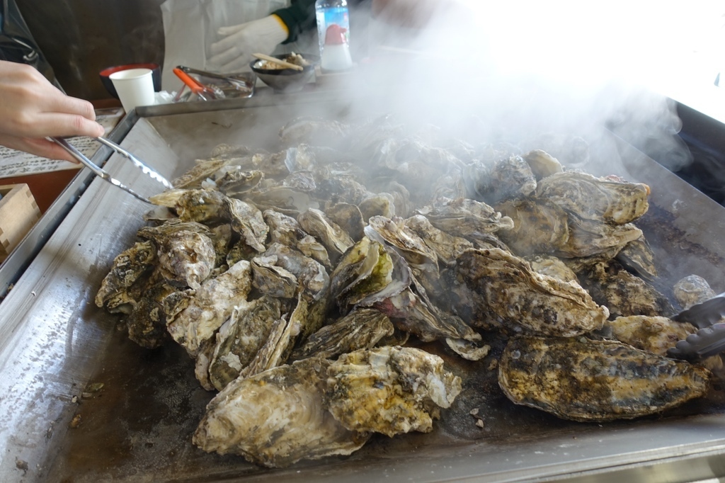 松島焼きがきハウスの焼き牡蠣食べ放題